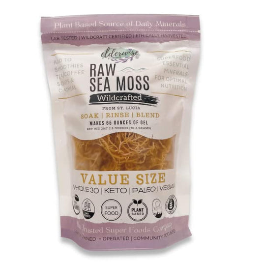 Sea Moss  WILDCRAFTED  2.5 oz Sundried  MINERAL RICH  Saint Lucia Sea Moss GOLDEN