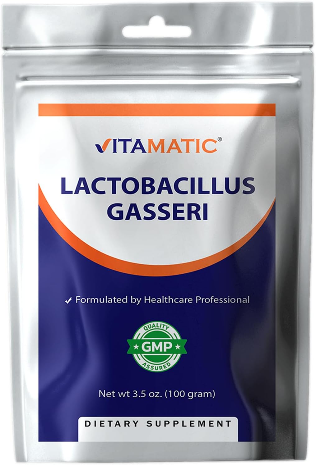 Vitamatic Lactobacillus Gasseri Probiotic Powder  - 100 Gram (3.5 OZ)