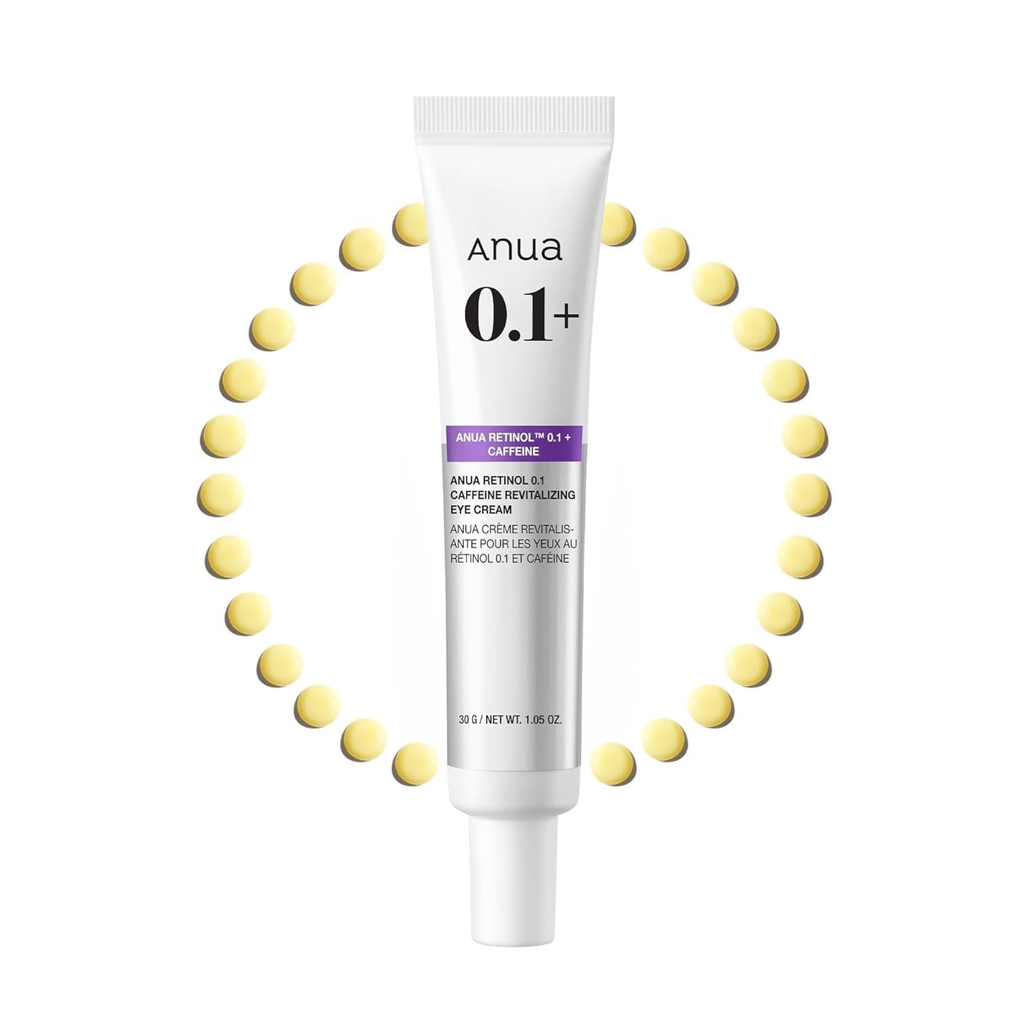Anua Retinol 0.1 Caffeine Revitalizing Eye Cream - 1.05 fl oz