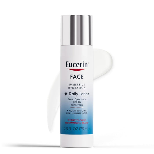 Eucerin Face Immersive Hydration Daily Face Lotion Broad Spectrum SPF 30 Sunscreen,2.5 Fl Oz