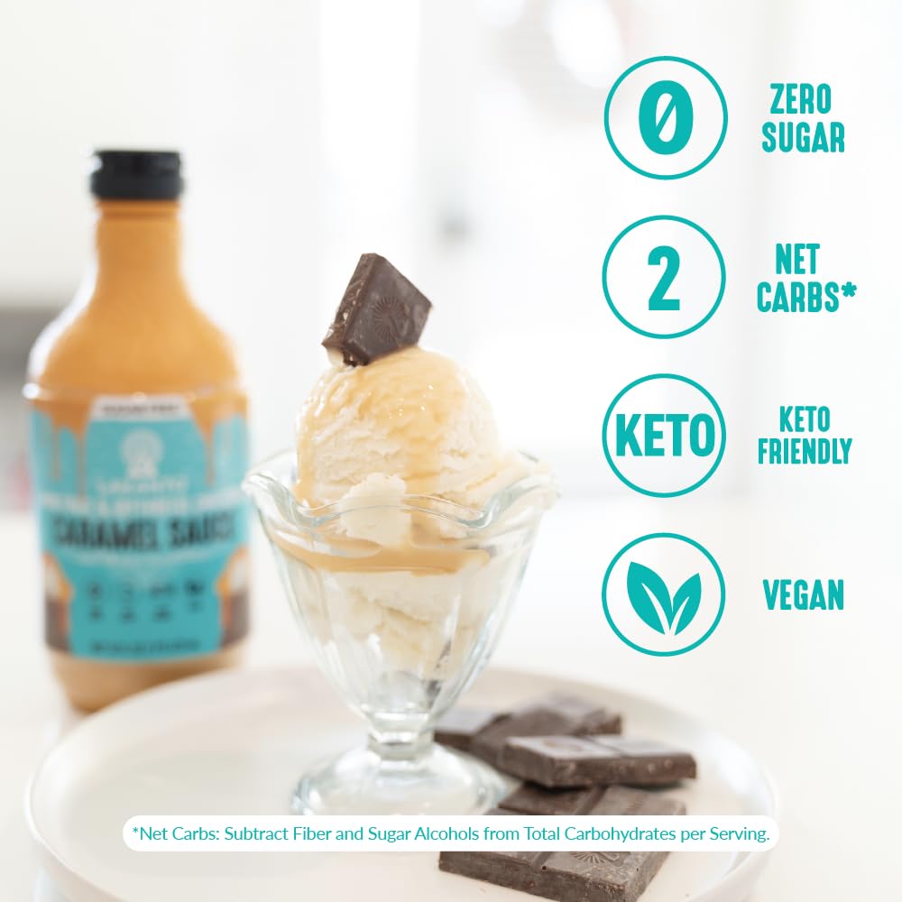 Lakanto Sugar Free Caramel Sauce - 16 Fl Oz