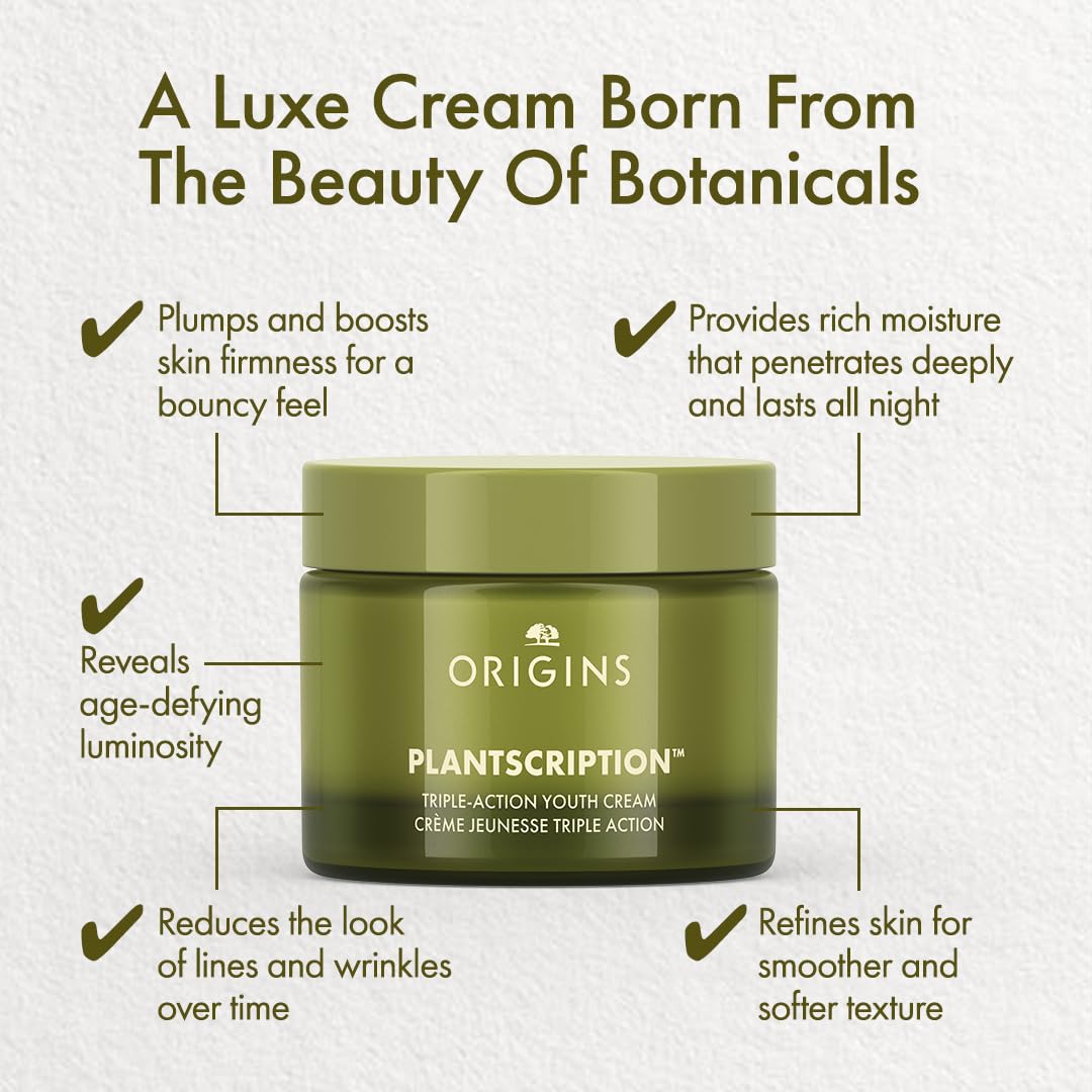 Origins Plantscription Triple-Action Youth Cream - 1.7 Fl Oz