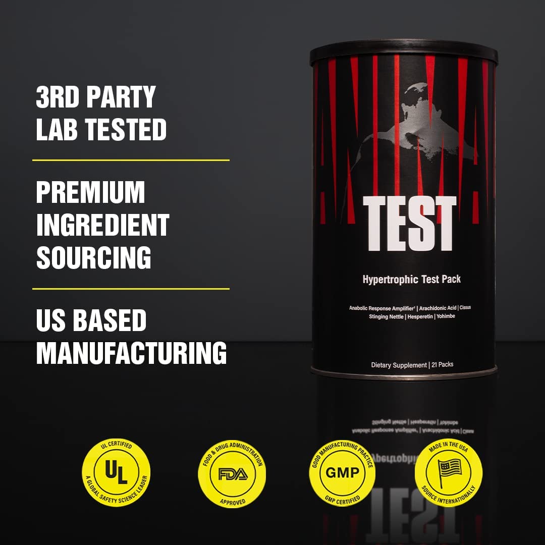 Animal Test – Testosterone Booster For Men 21 Day Cycle