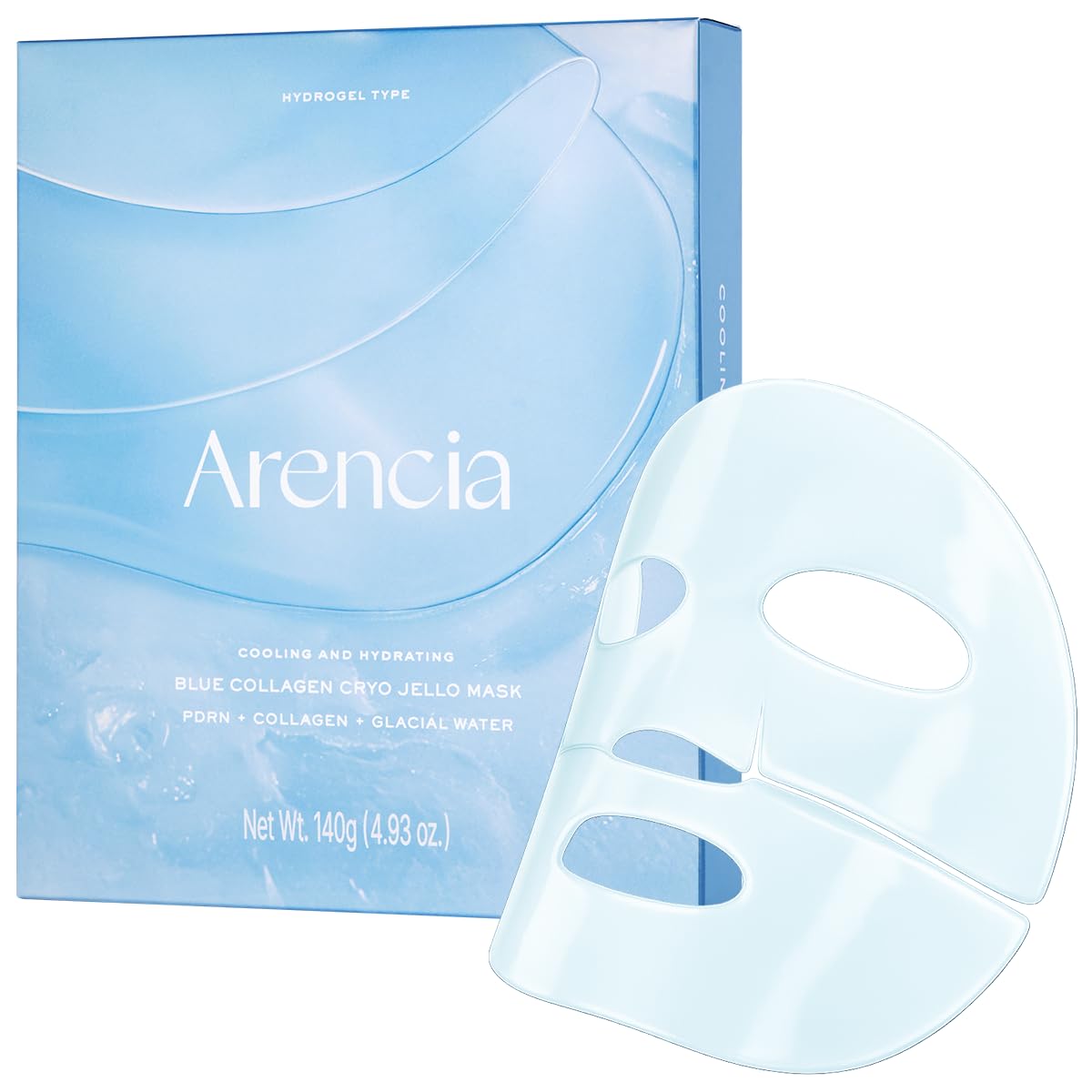 ARENCIA PDRN Blue Collagen Hydrogel Face Mask -  35 g x 4 ea