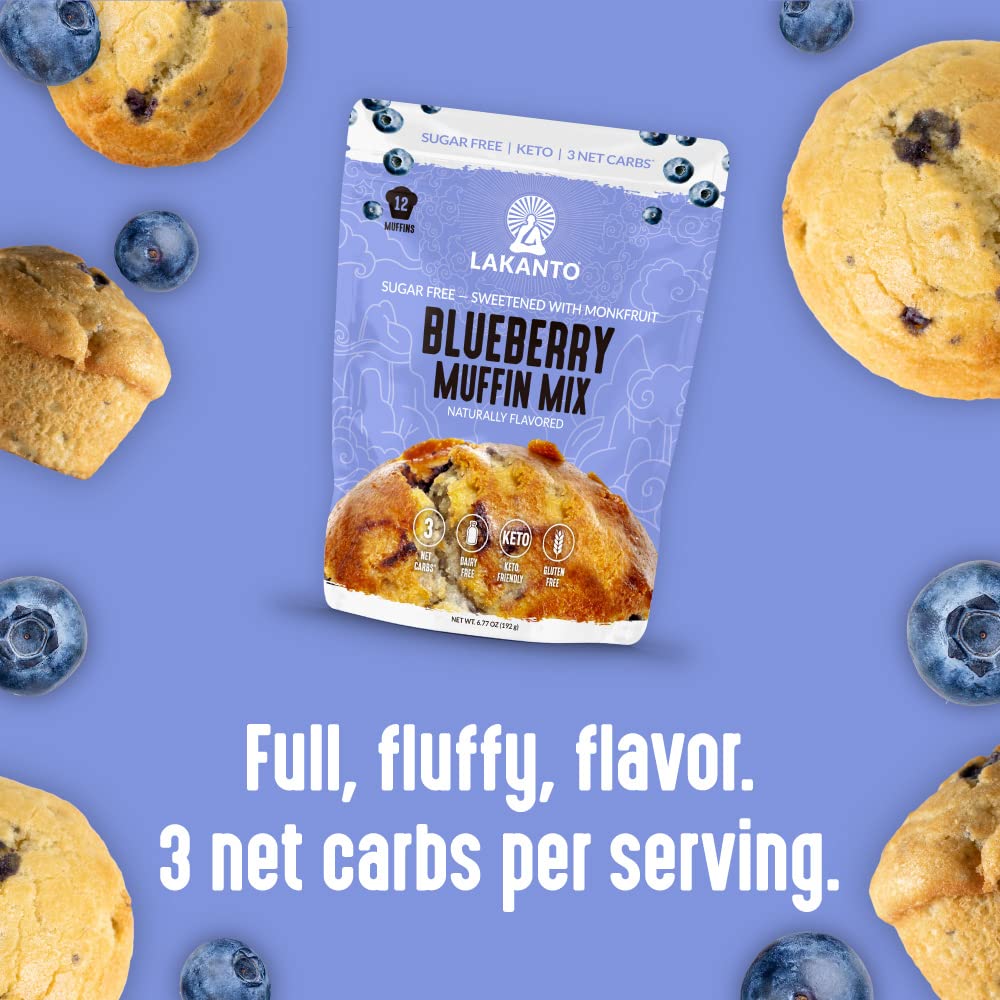 Lakanto Sugar Free Blueberry Muffin Mix - 6.77 oz
