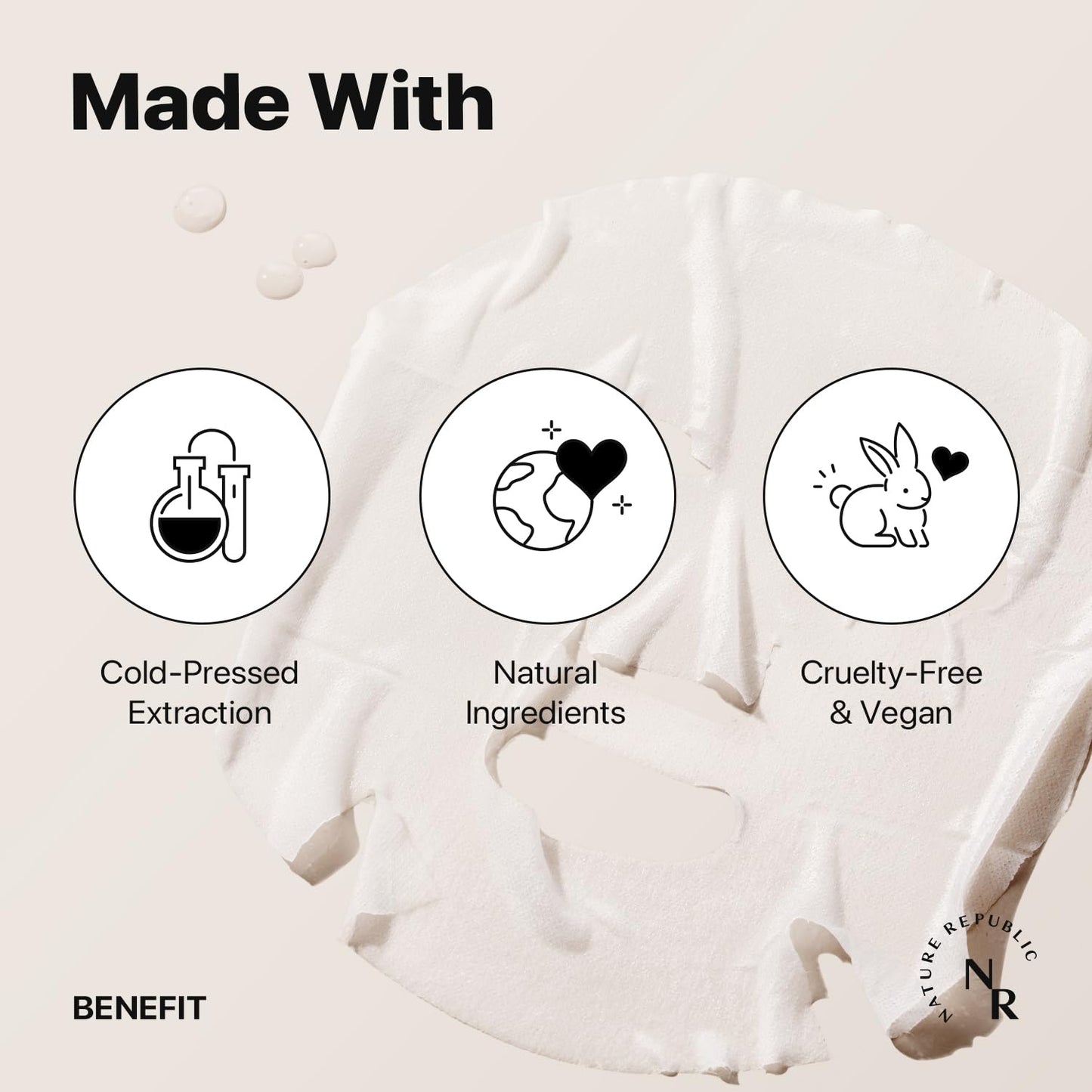 Nature Republic Cold Juicy Fresh jelly Face Mask Set (10 Pack)