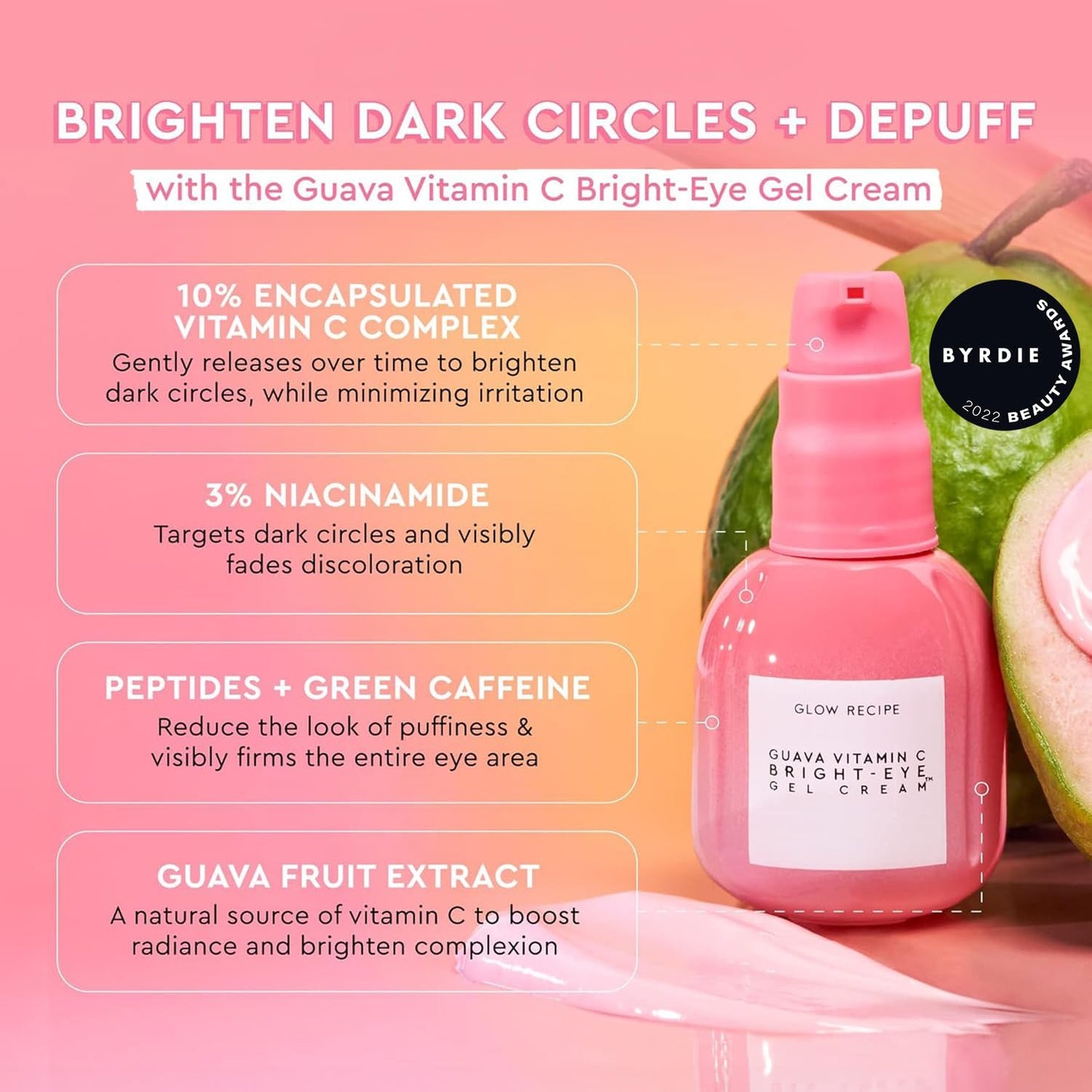 Glow Recipe Guava Brightening Korean Skincare - 2 Count