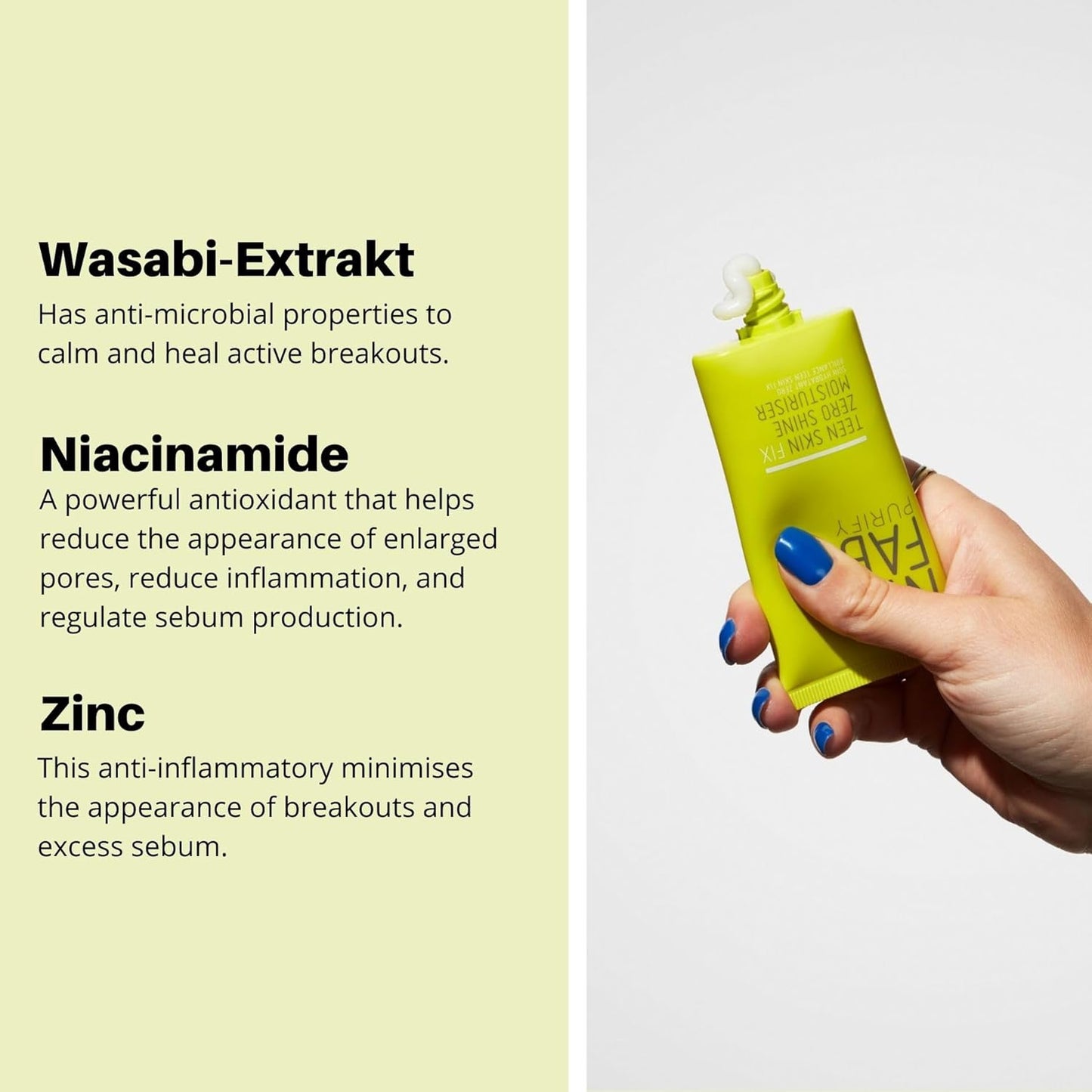 Nip+Fab Teen Skin Fix Zero Shine Face Moisturizer - .35 Ounce