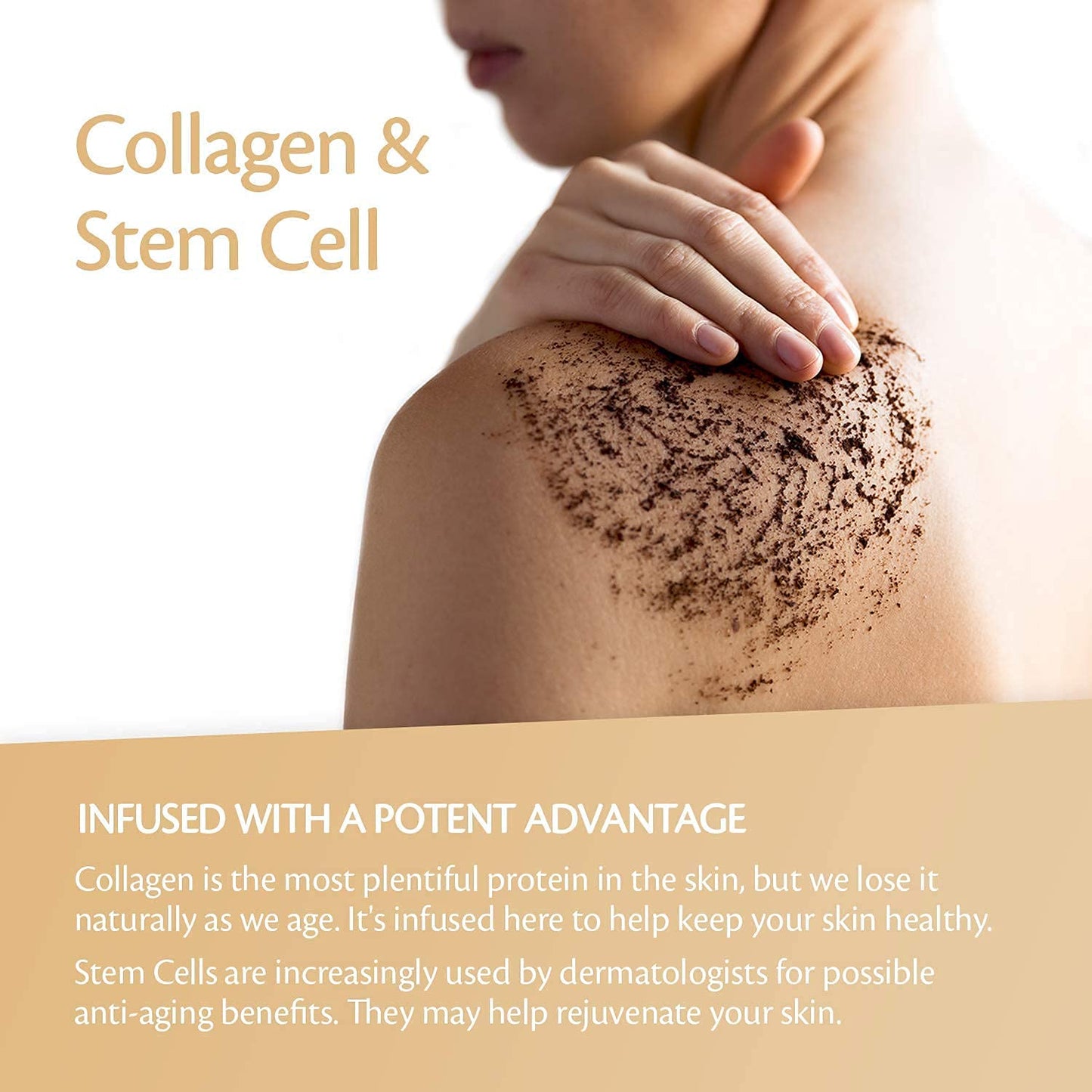 Arabica Coffee Foot and Hand Scrub with Collagen & Stem Cell