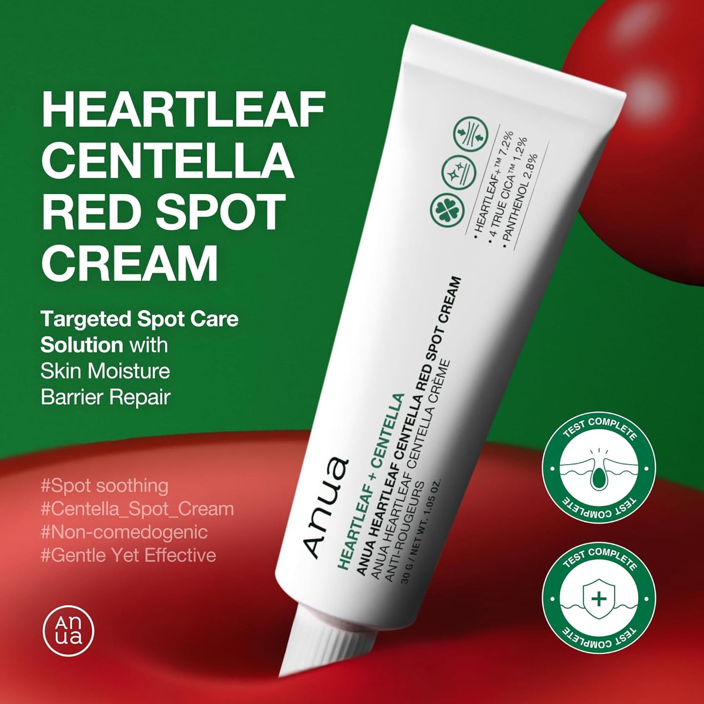 Anua Heartleaf Centella Red Spot Cream - 1.05 oz