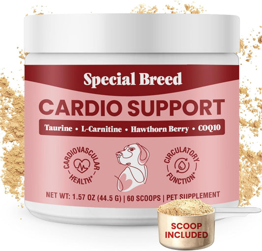 Special Breed Cardio Support for Dogs - Heart Health Support 60 Scoops, 1.57 oz