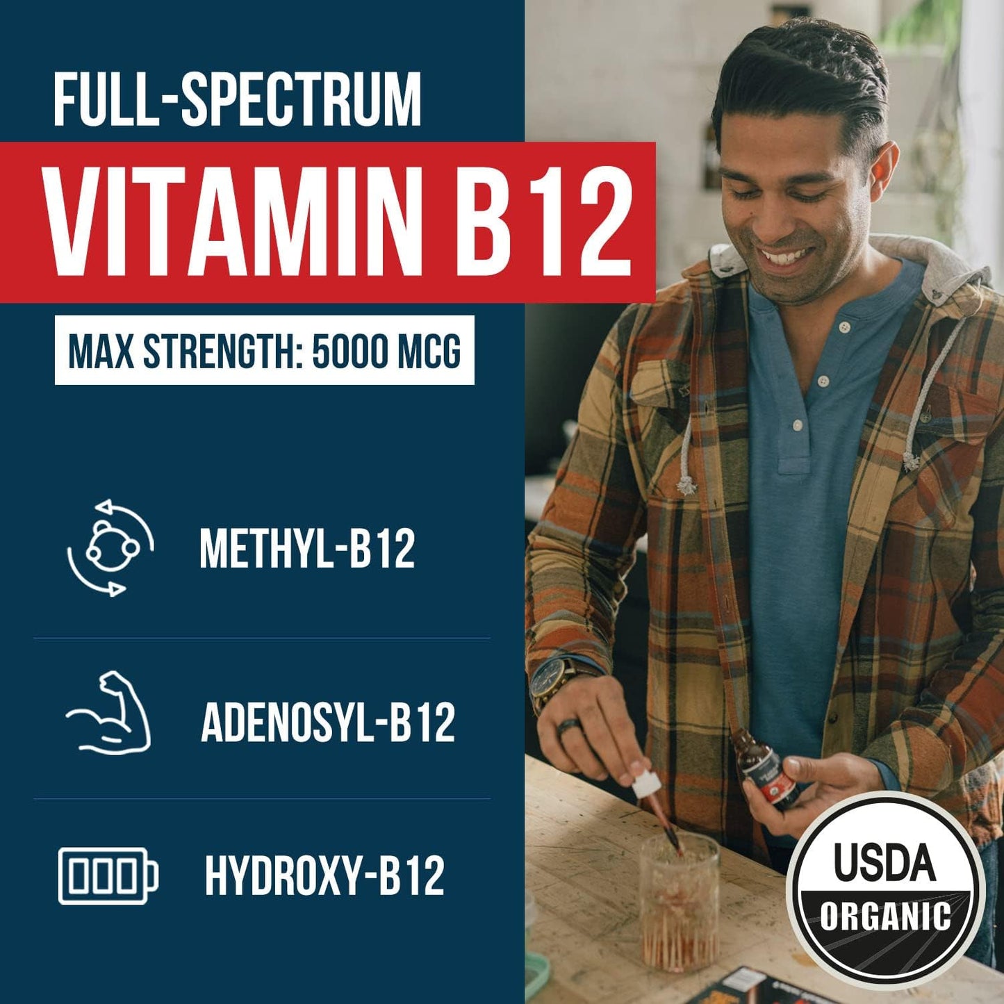 BioActive Vitamin B12 5000 mcg Contains 3 BioActive