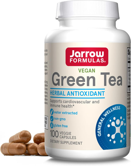 Jarrow Formulas Green Tea 500 mg - 100 Veggie Capsules