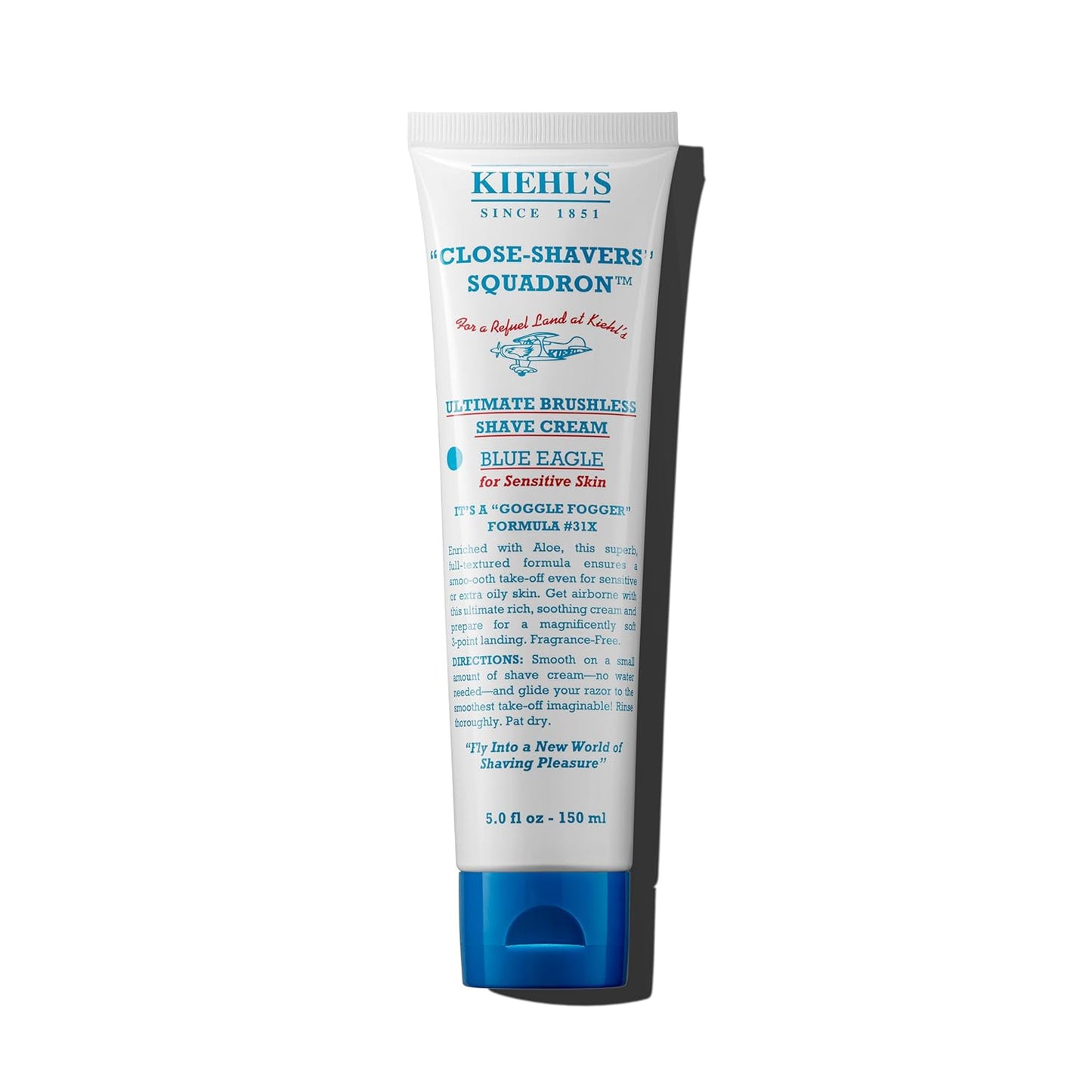 Kiehl's Ultimate Brushless Shave Cream Blue Eagle,5 fl oz