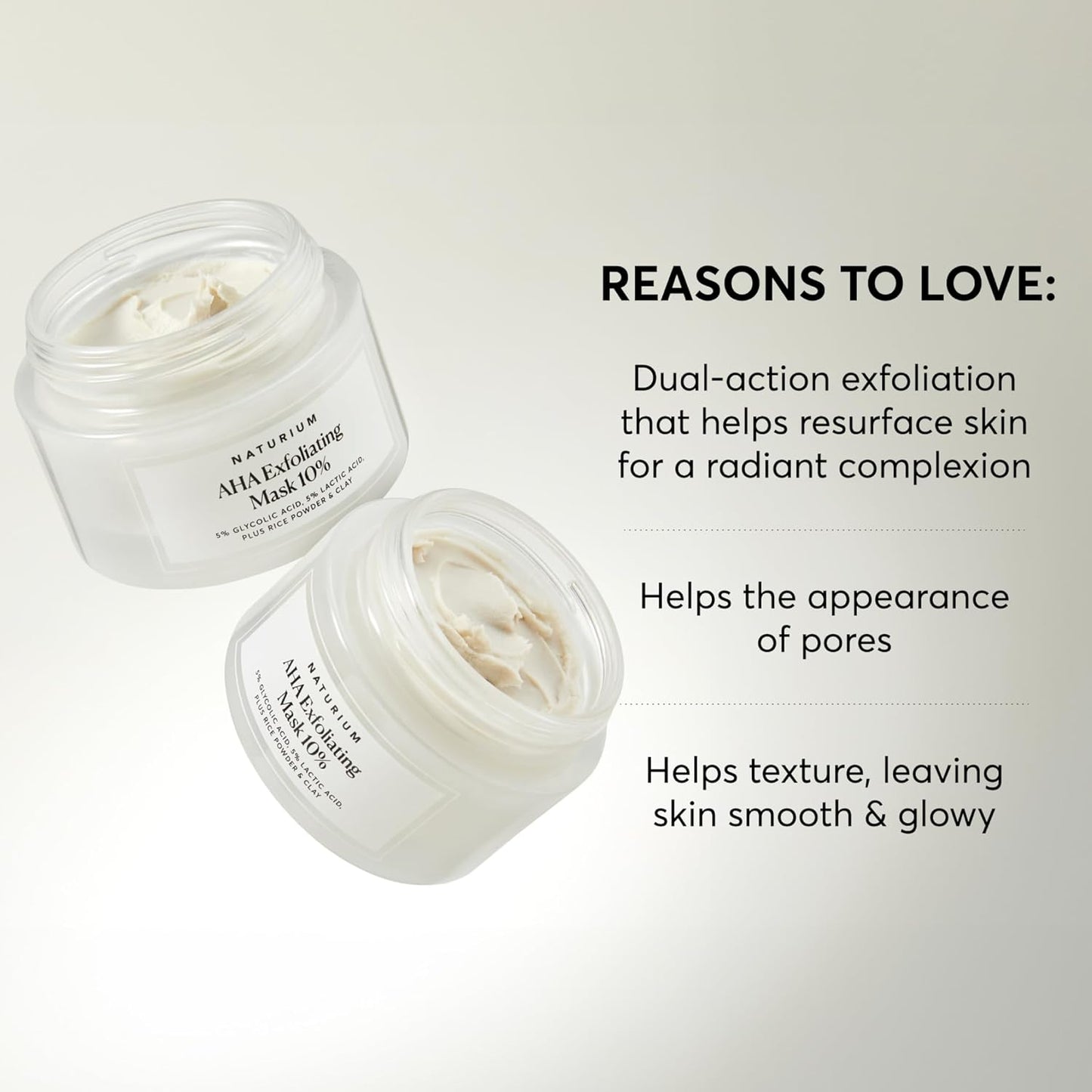 Naturium AHA Exfoliating Mask 10% - 1.7 oz