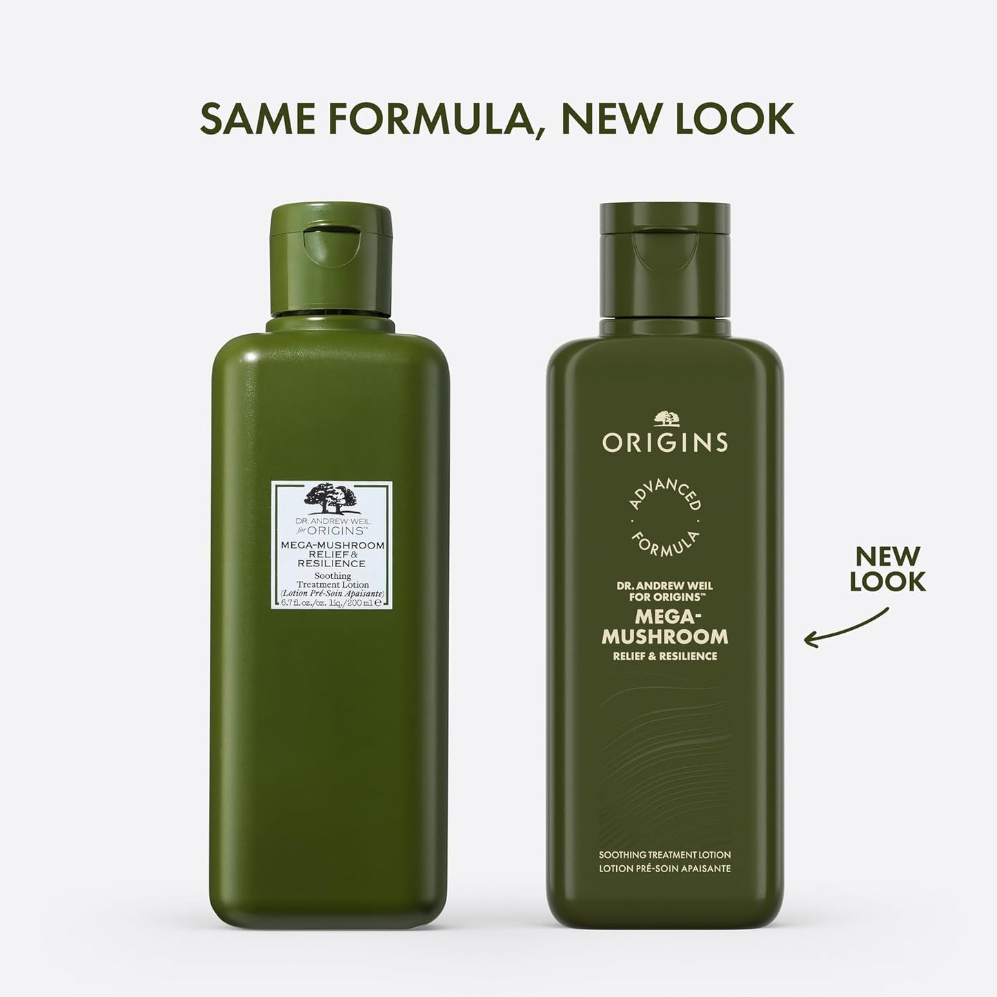 Origins Mega-Mushroom Soothing Treatment Lotion - 3.4 Fl Oz (Pack of 2)