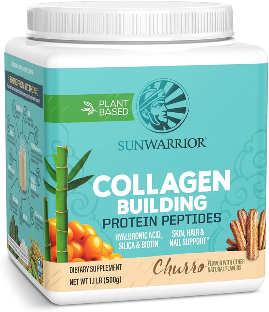 Sunwarrior Vegan Collagen Protein Powder Churro Flavor - 1.1lb