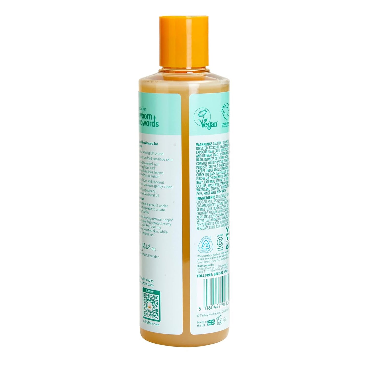 Childs Farm, OatDerma Bubble Bath - 8.4 Fl Oz