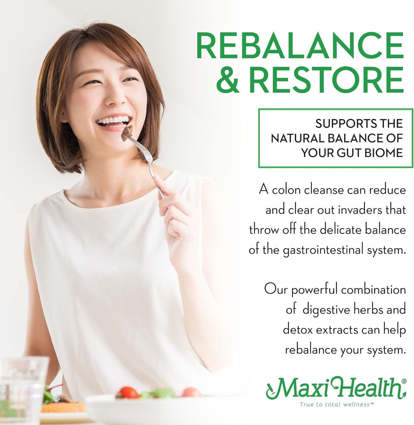 Maxi Health Intestinal Cleanse for Humans -90 Capsules