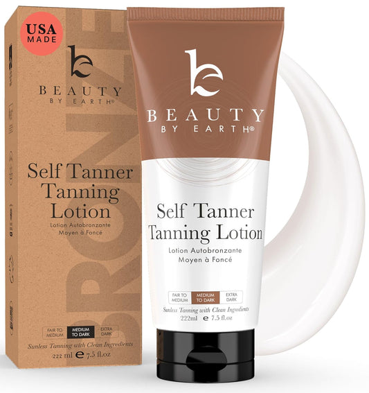 Beauty by Earth Self Tanner lotion -7.5 fl oz