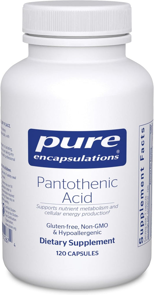 Pure Encapsulations Pantothenic Acid - 120 Capsules