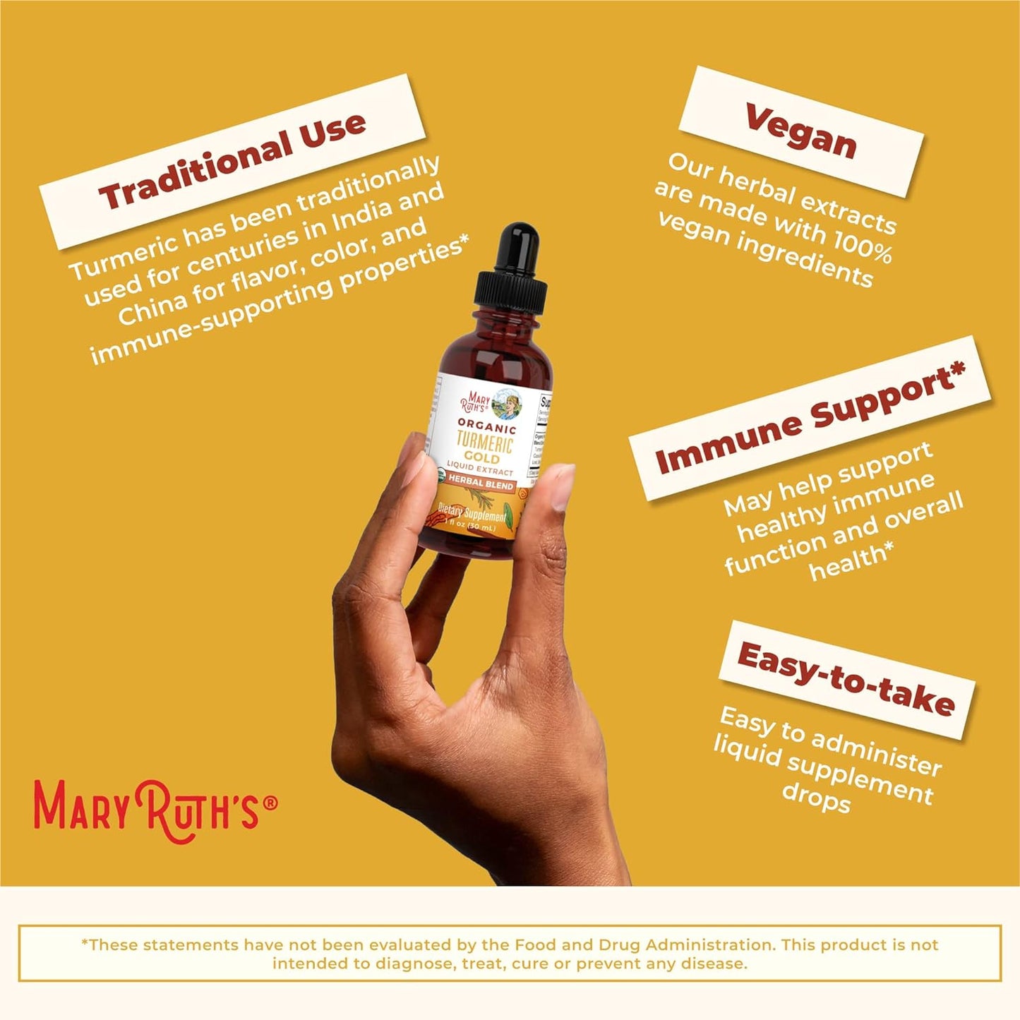 MaryRuth's Turmeric Gold Liquid Drops