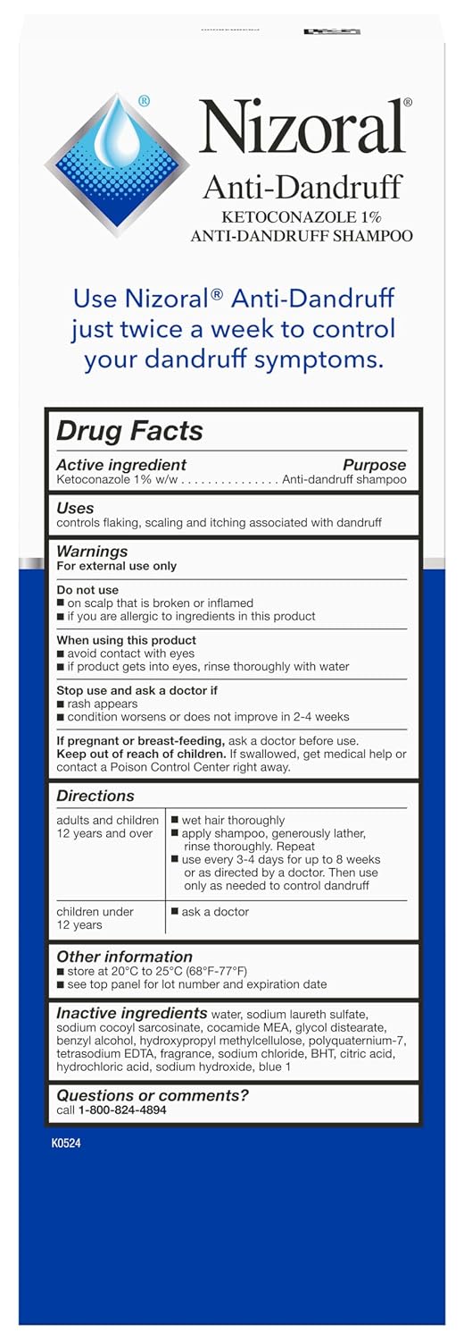 Nizoral 2-in-1 Anti Dandruff Shampoo and Conditioner  -  14 Fl Oz