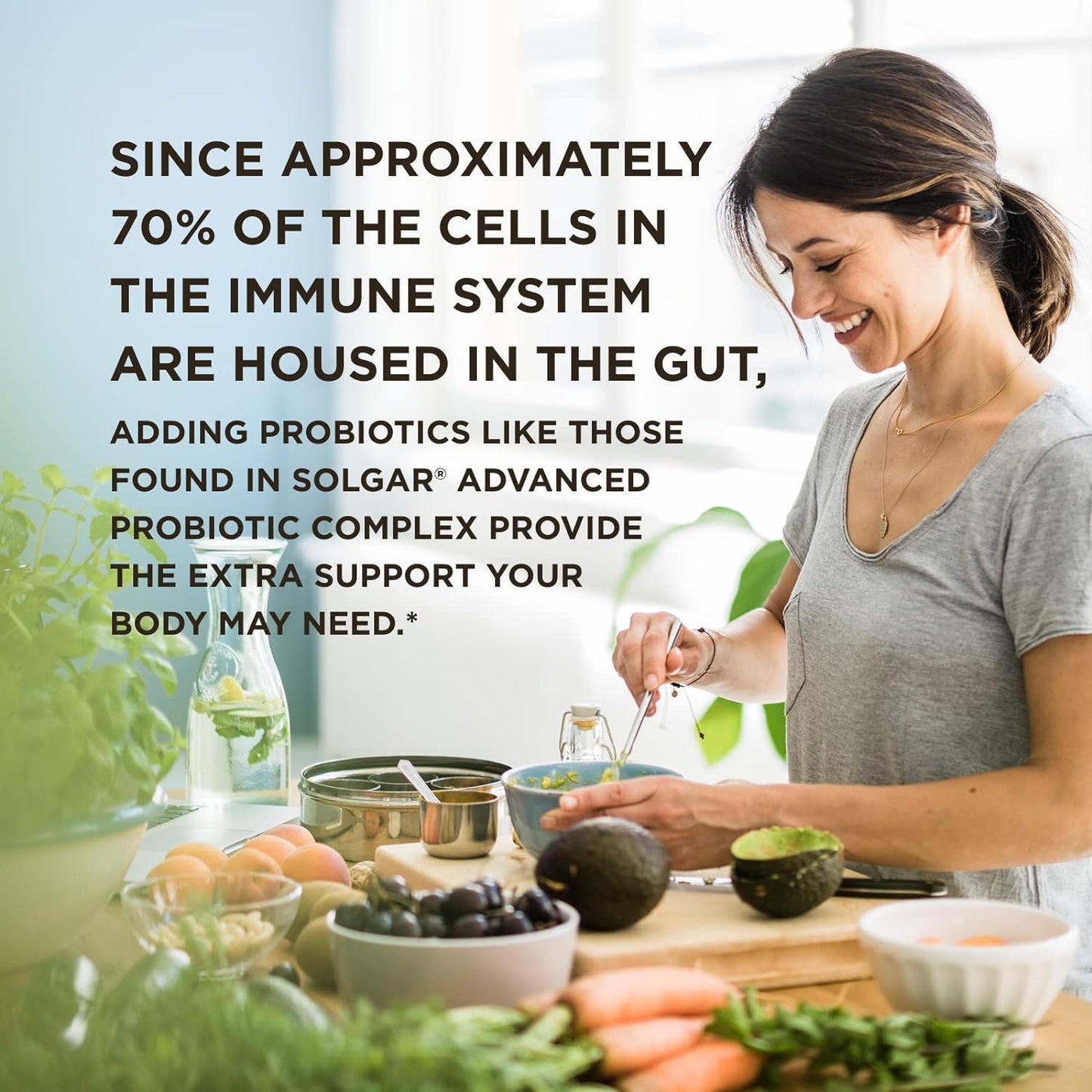 Solgar Advanced Probiotic Complex, 30 Vegetable Capsules