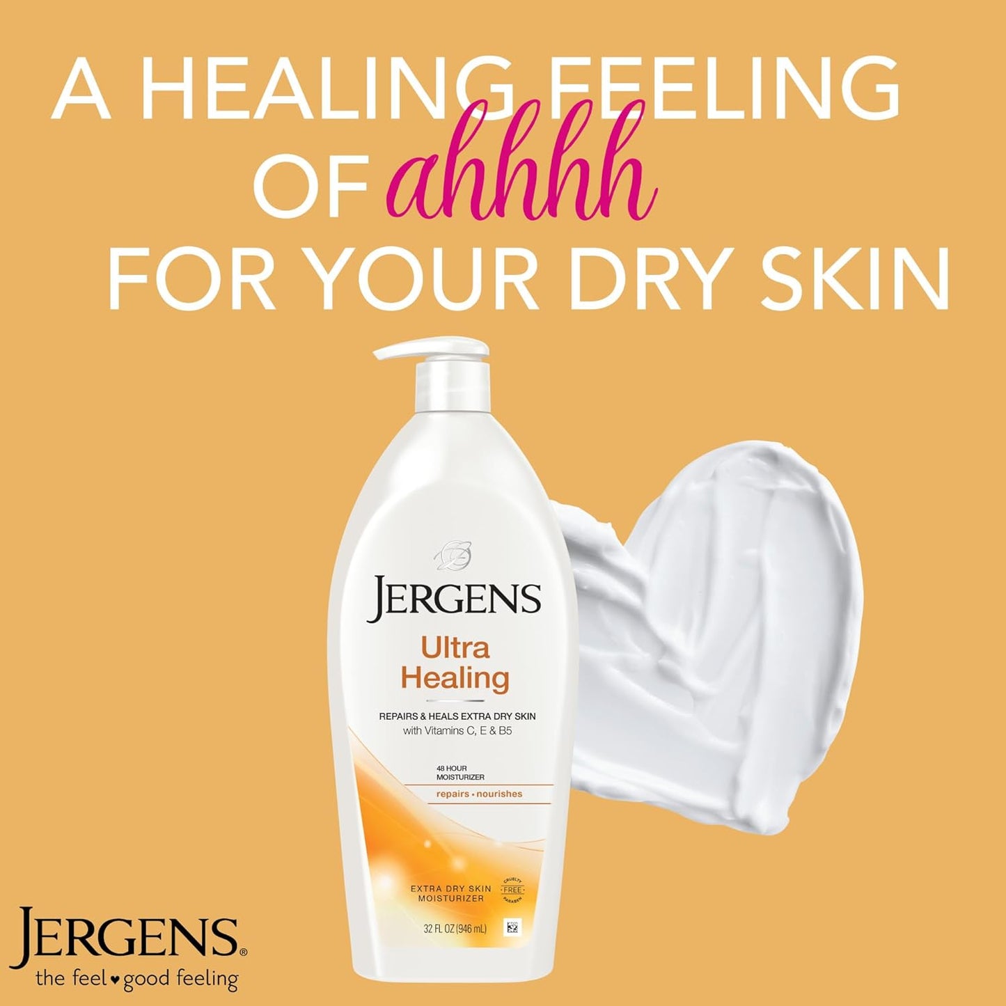 Jergens Ultra Healing Dry Skin Moisturizer,32 Ounce