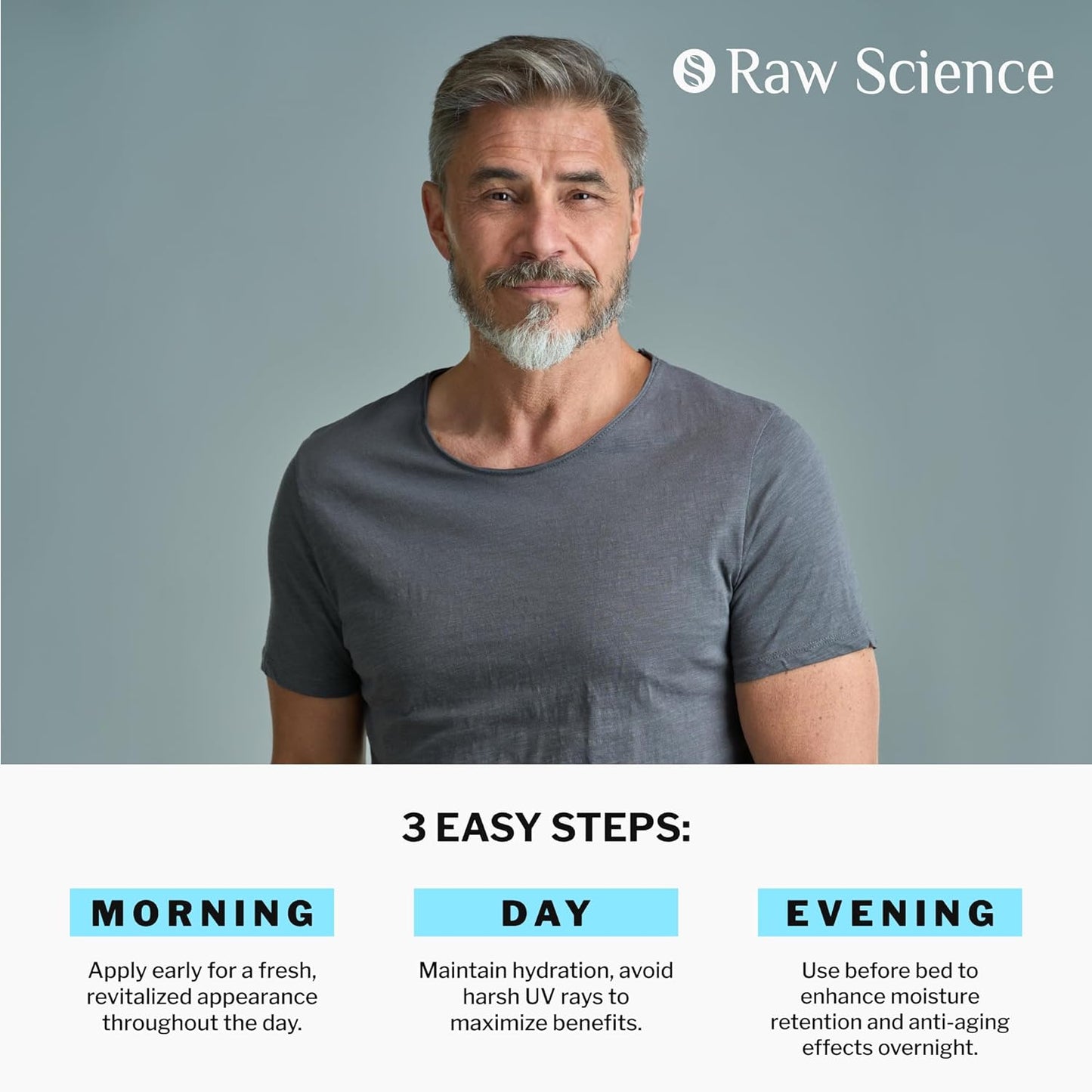 Men's Face Cream, Day & Night Moisturizer 2oz