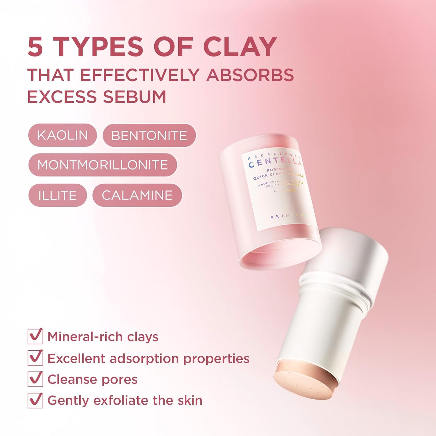 SKIN1004 Poremizing Quick Clay Stick Mask - 0.95 oz