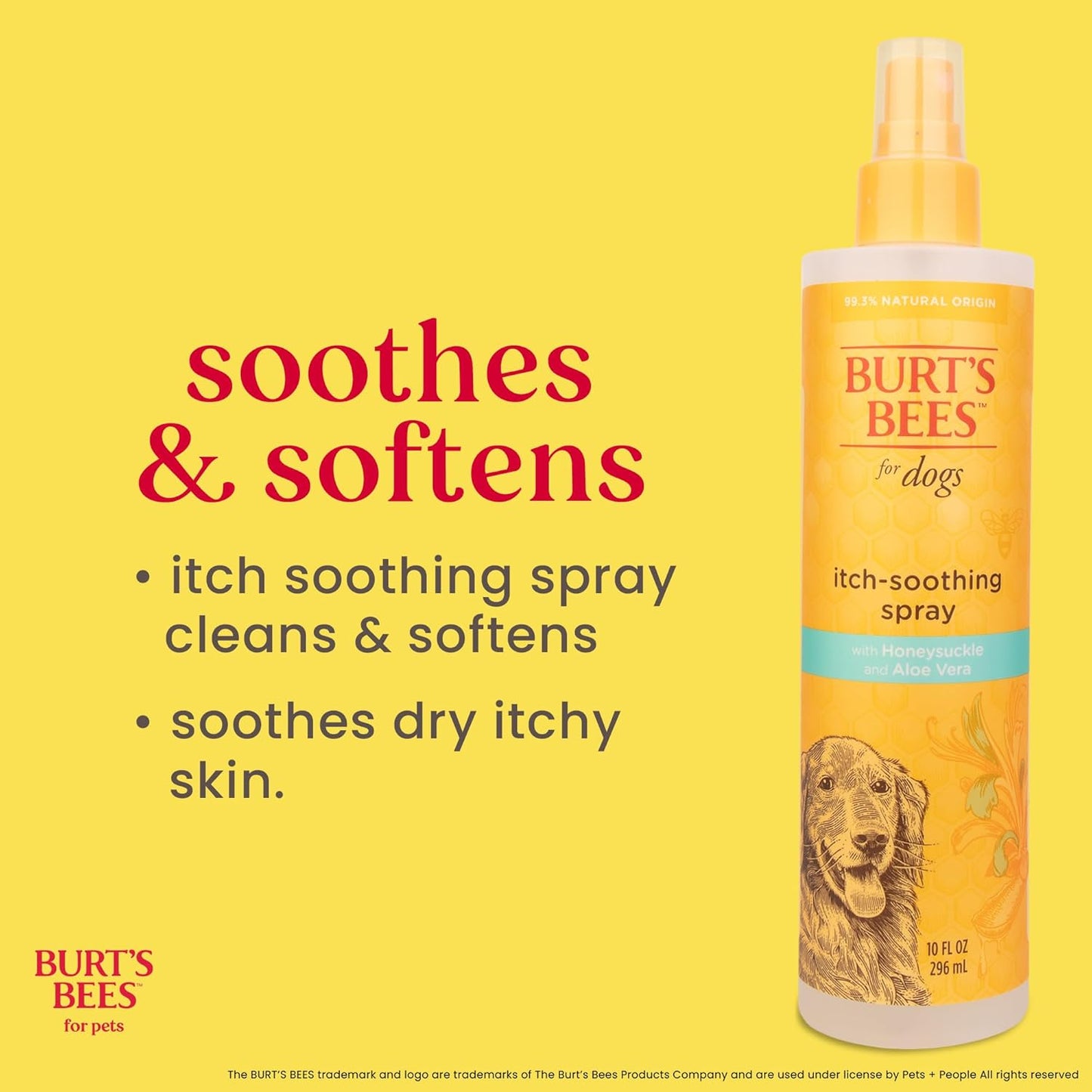 BURT'S BEES FOR PETS Anti Itch Dog Spray - 10 Fl Oz - 2 Pack