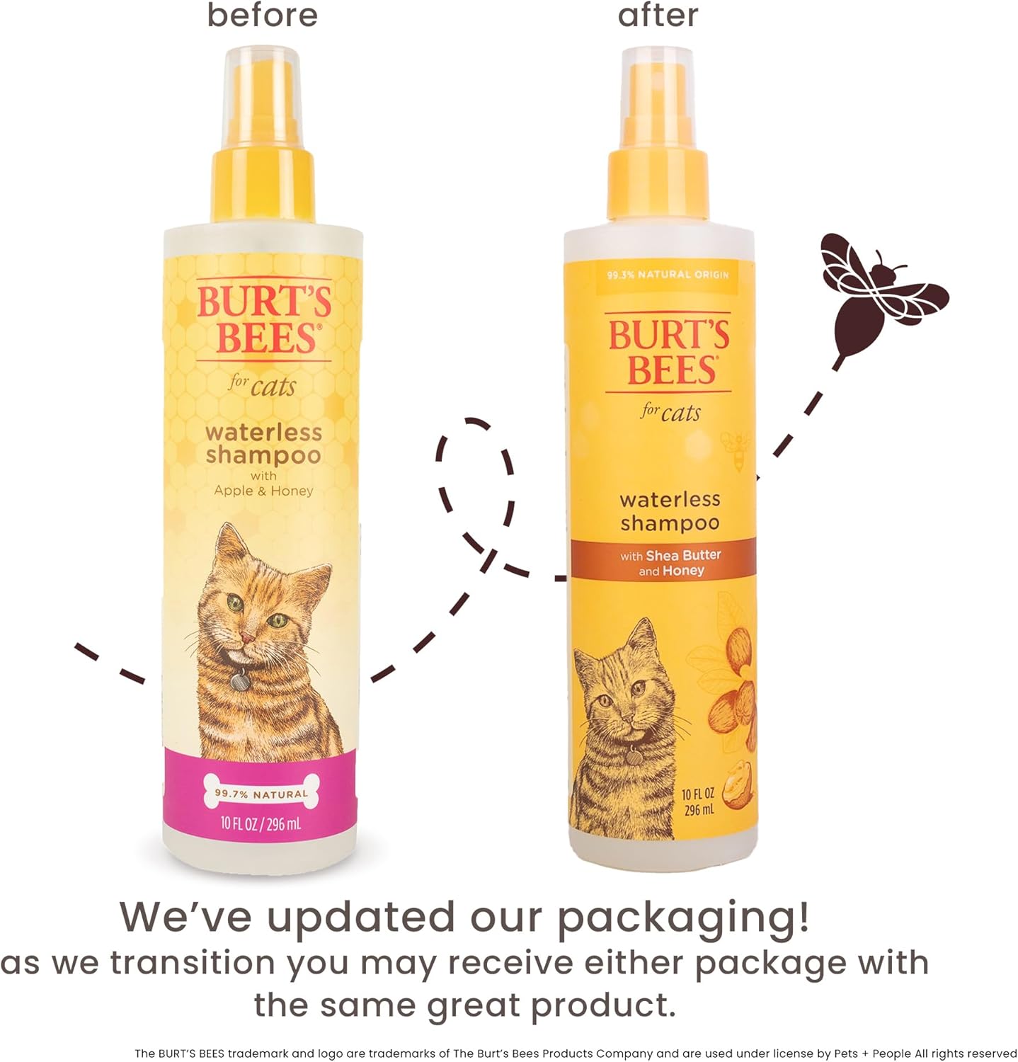 Burt's Bees for Pets Waterless Cat Shampoo Spray - 10 Fl Oz