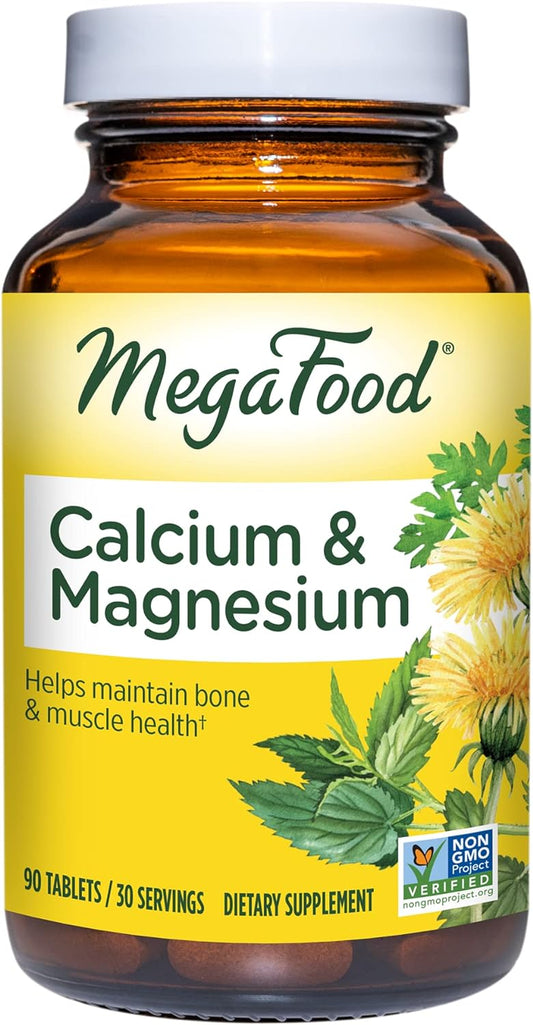 MegaFood Calcium Magnesium Supplement 90 count