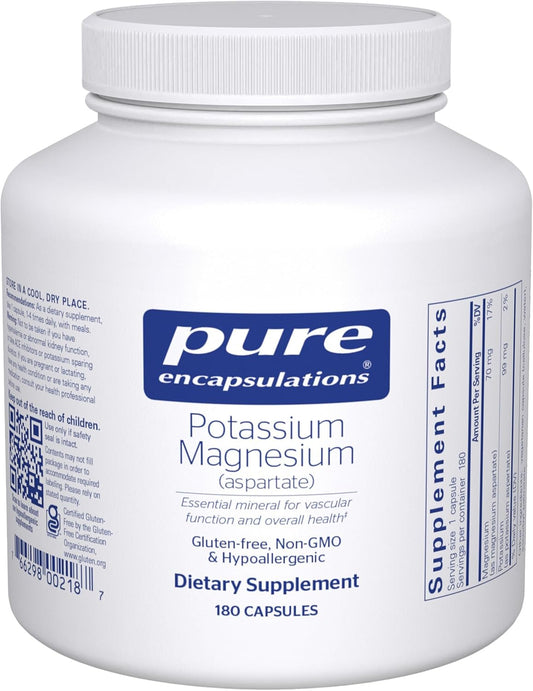 Pure Encapsulations Potassium Magnesium (Aspartate) - 180 Capsules