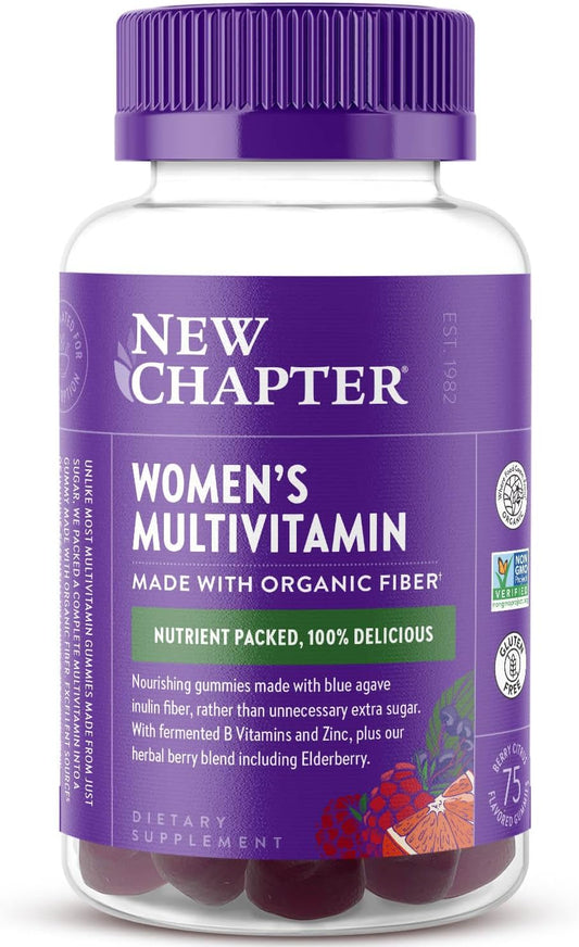 New Chapter Women’s Multivitamin Gummies -Berry-Citrus, 75ct