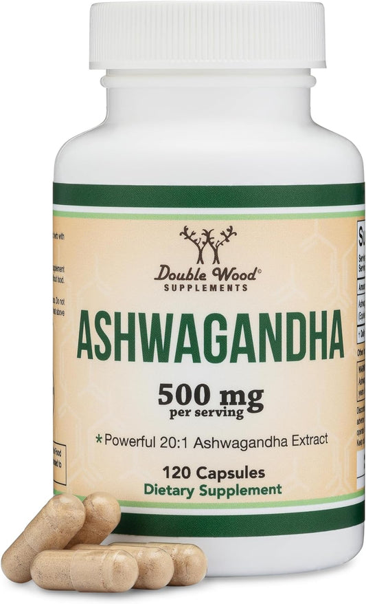 Ashwagandha Equivalent to 10,000mg Adaptogen Stress Relief 120  Capsules