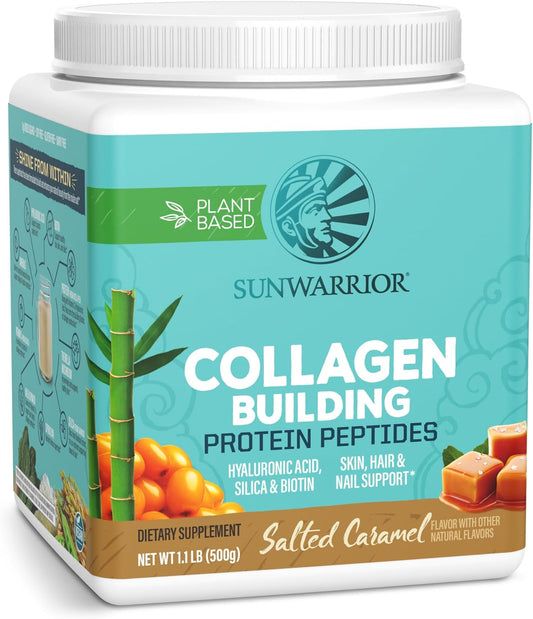 Sunwarrior Vegan Collagen Protein Powder Salted Caramel -1.1 lb