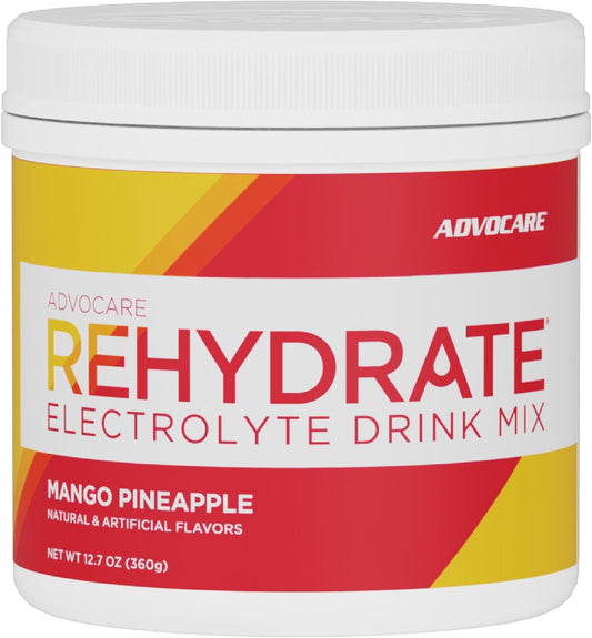 AdvoCare Rehydrate Electrolyte Drink Mix - Mango Pineapple, 12.7 oz