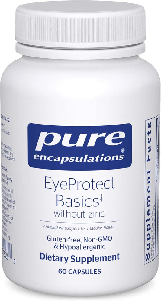 Pure Encapsulations EyeProtect Basics Without Zinc - 60 Capsules