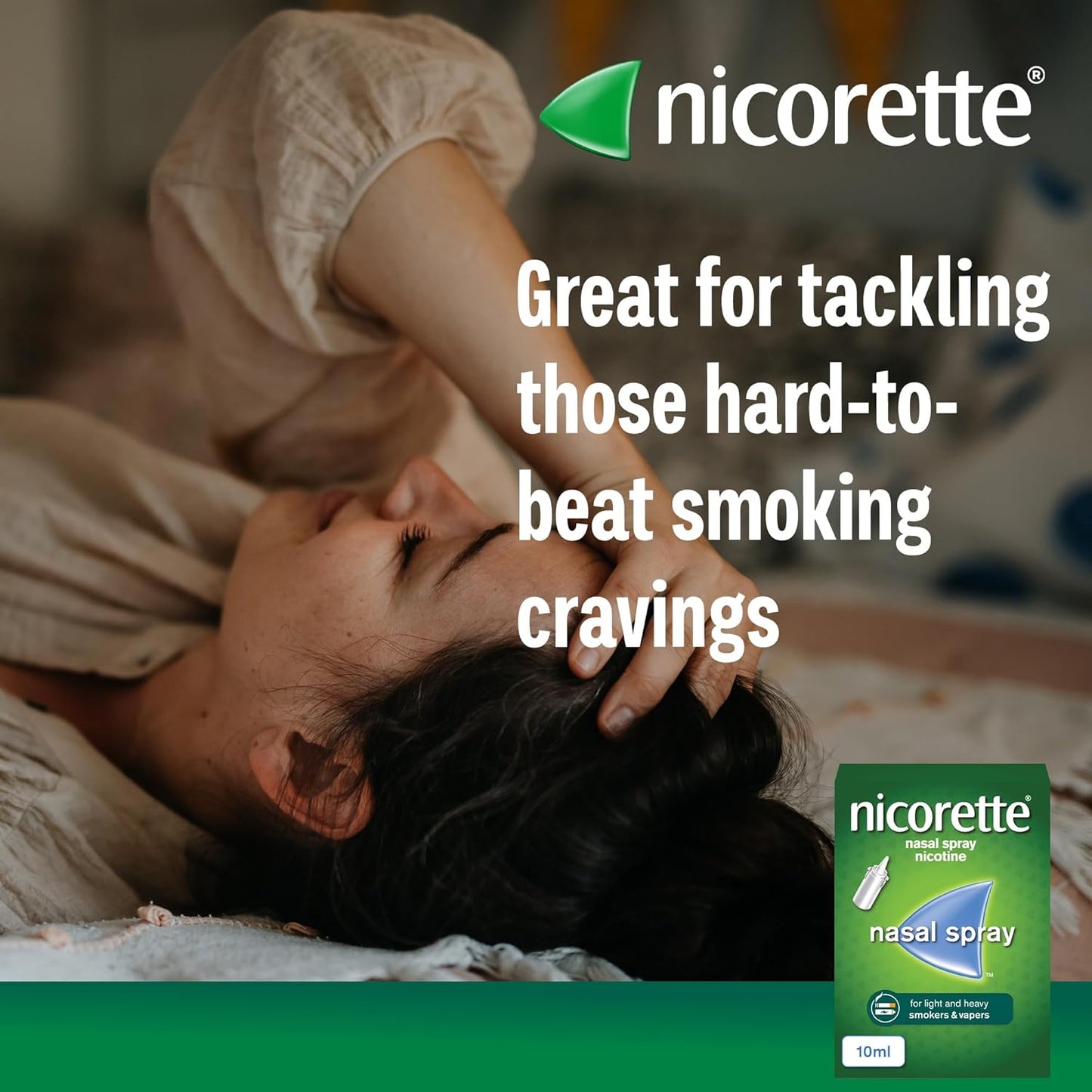 Nicorette Nasal Spray (1x 10ml), Fast-Acting Nicotine Nasal Spray