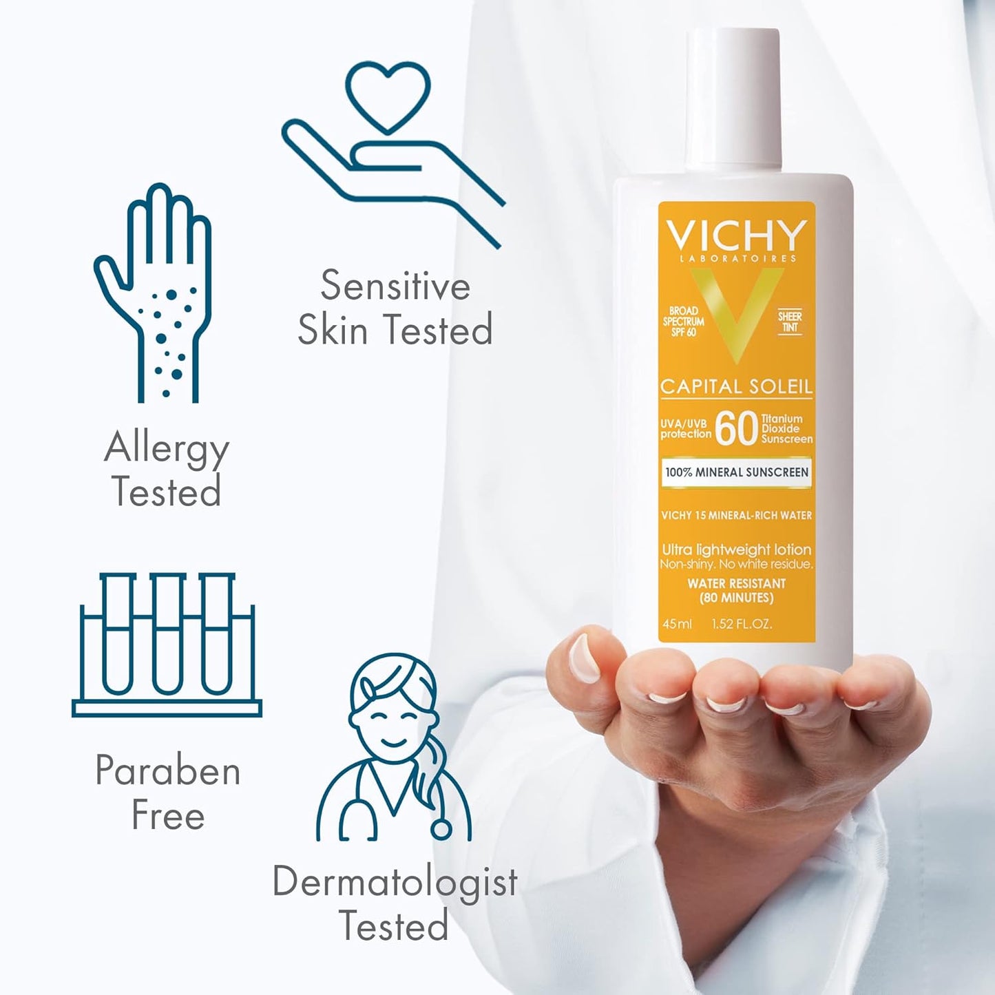 Vichy Capital Soleil Tinted Mineral Sunscreen for Face SPF 60