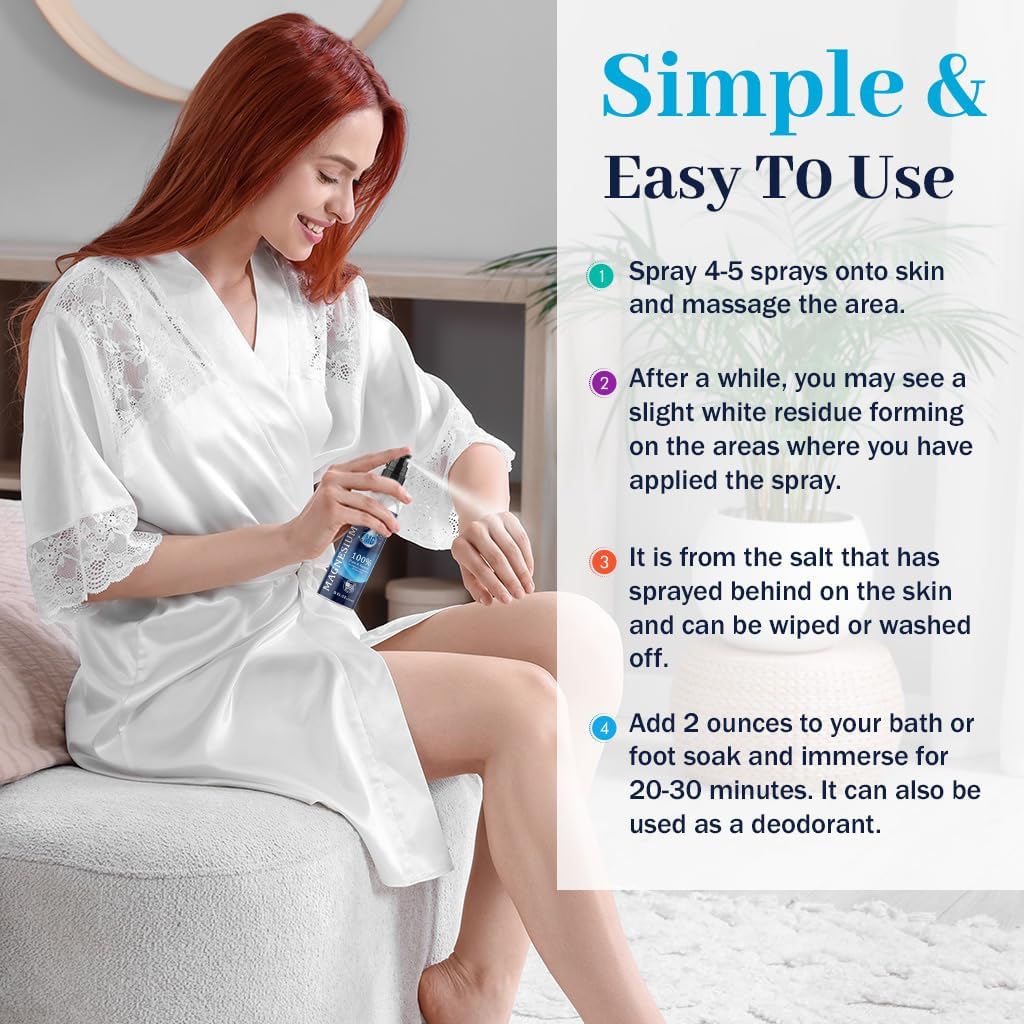 Vitamatic Pure Magnesium Oil Spray - 8 OZ