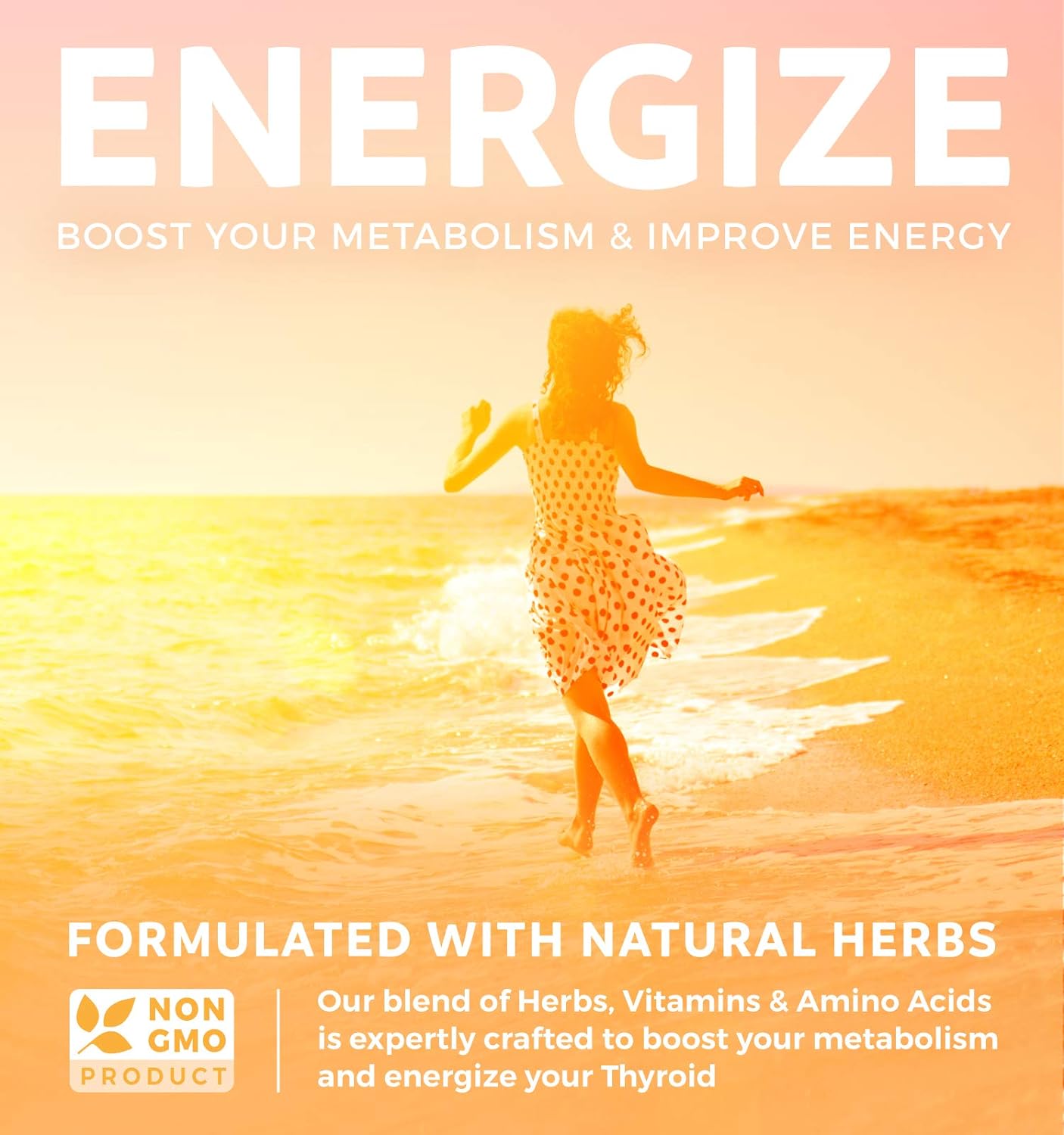 Thyroid Support with Iodine - 120 Capsules