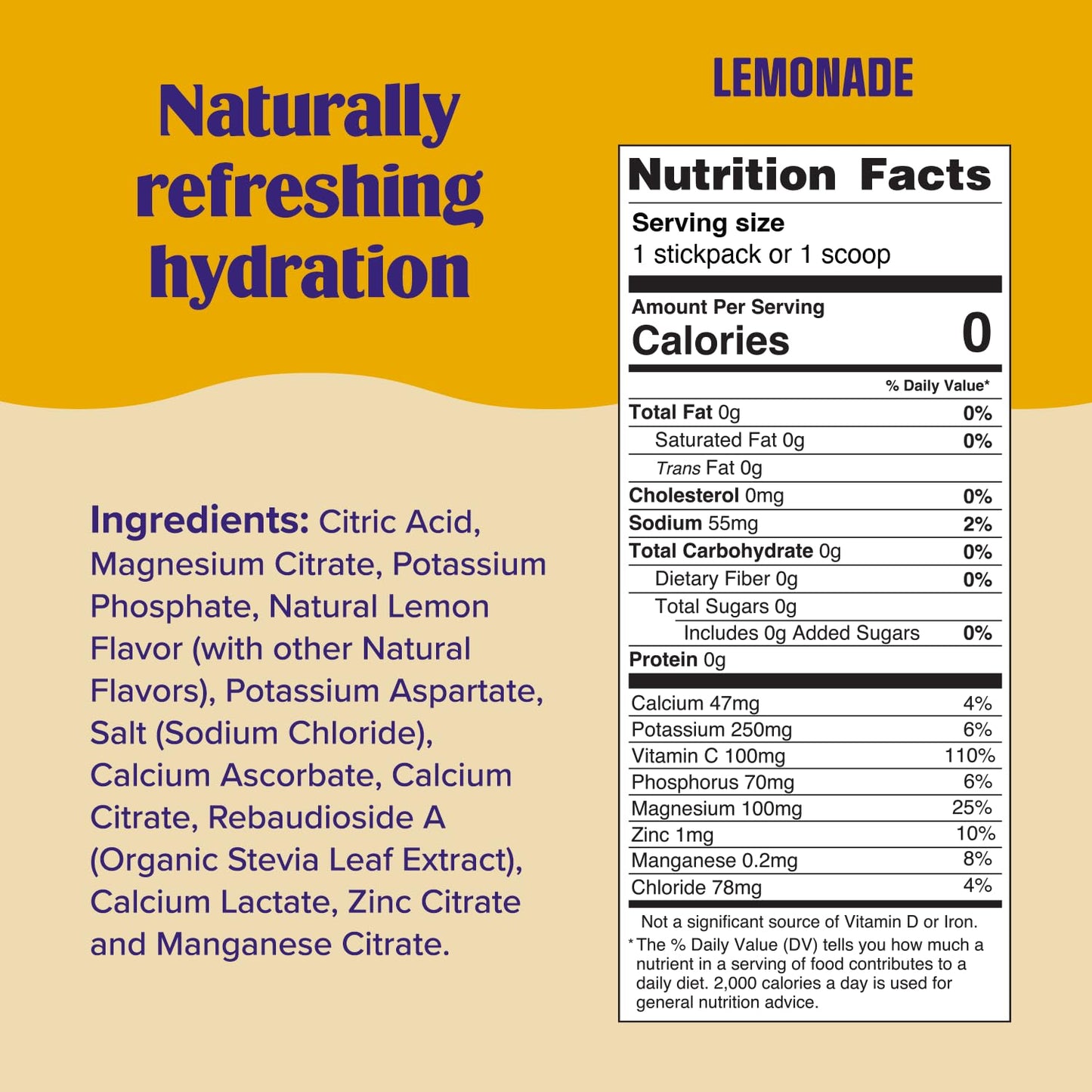 Ultima Replenisher Daily Electrolyte Powder Drink Mix – Sugar Free – Lemonade, 30 Servings
