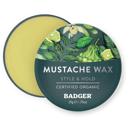 Badger Mustache Wax - 0.75 oz Tin