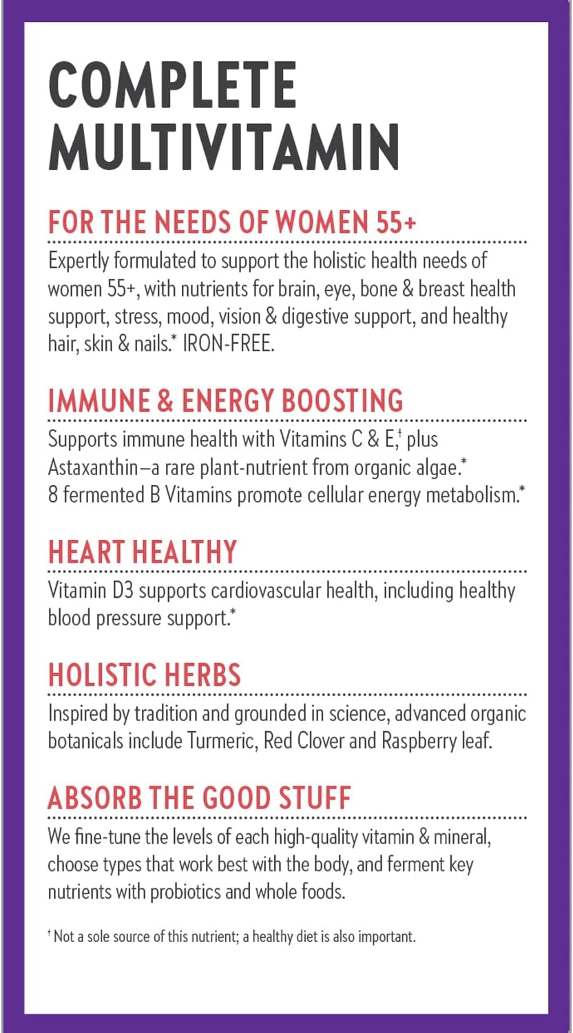 New Chapter Women's Multivitamin 50 Plus for Cellular Energy 72 count