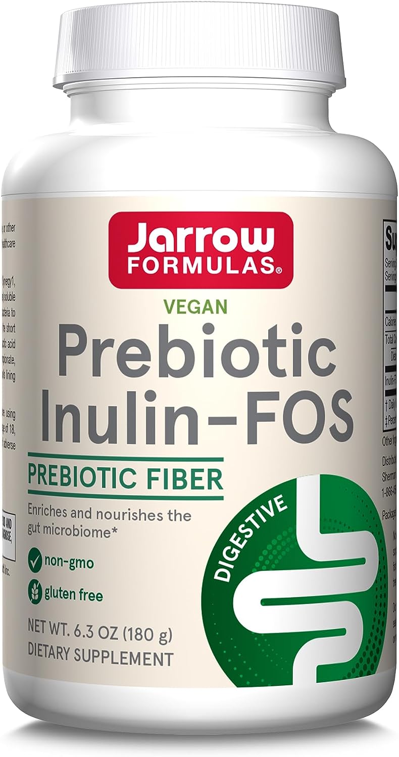 Jarrow Formulas, Inulin FOS Soluble Prebiotic Fibers Powder