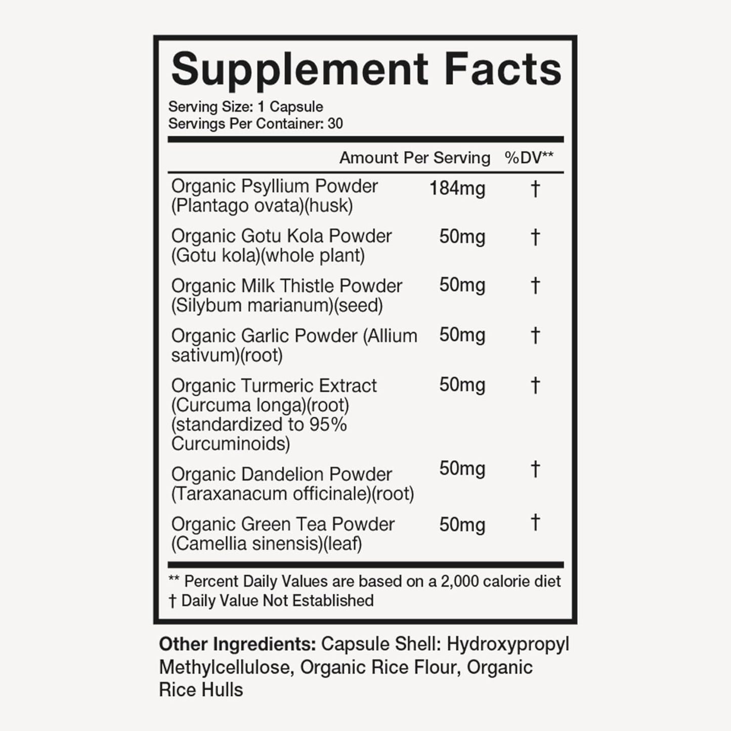 Terra Health Essentials Detox Cleanse - 60 capsules
