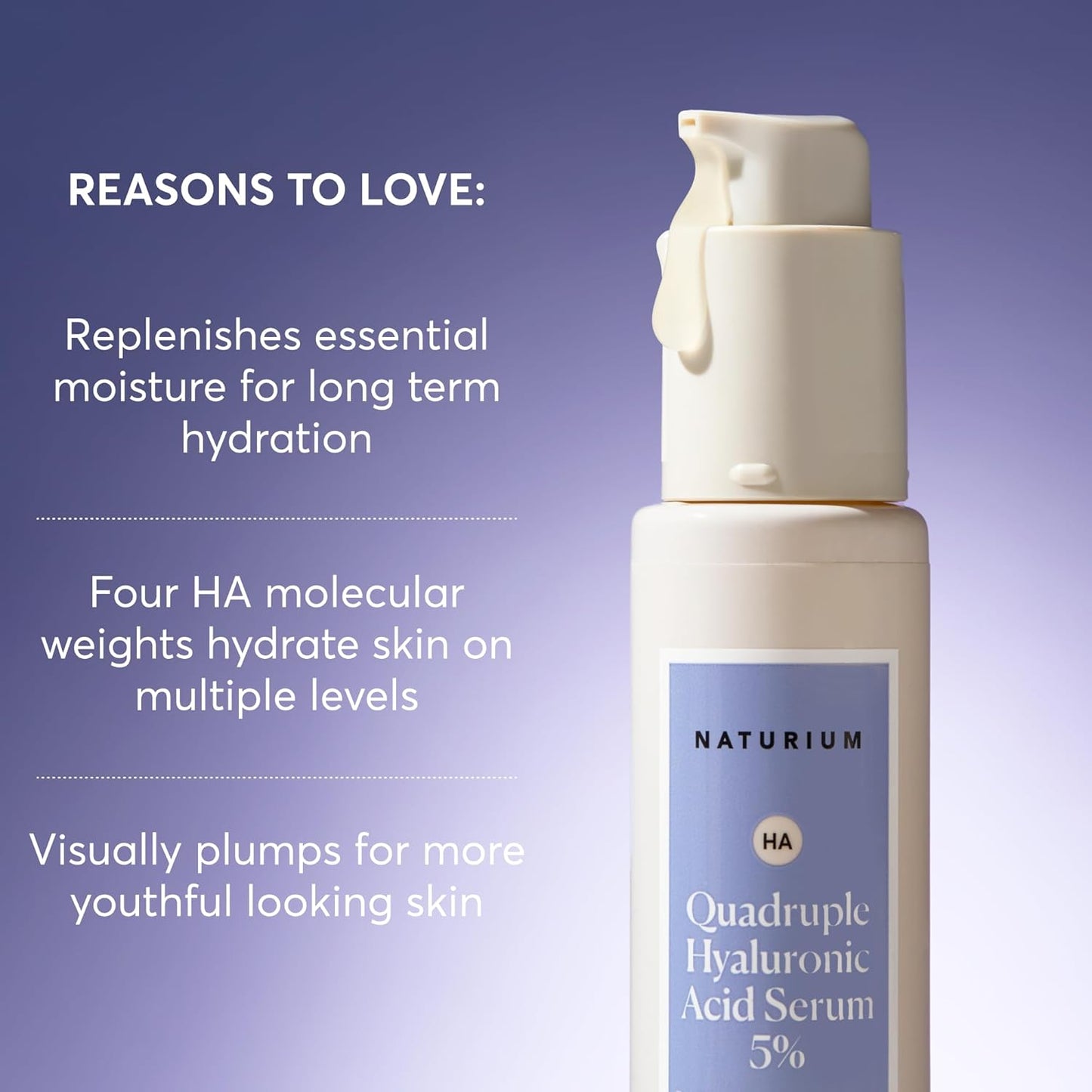Naturium Quadruple Hyaluronic Acid Serum 5% -1 oz